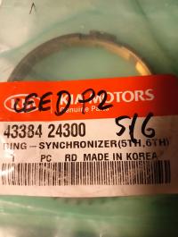 Kia , Hyundai 4338424300 Pierścień-SYNCHRONIZATOR