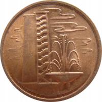 263. Singapur 1 Cent 1980