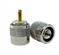 Wtyk CB Lechpol UC1 UHF prosty do przewodu RG58