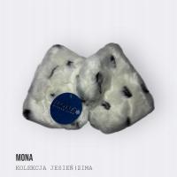 Mona getry stuptuty damskie gronostaj ocieplacze na nogi sztuczne futro