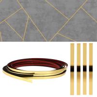 PVC 9mm - 1cm x 10 метров золотой декоративный молдинг