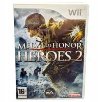 MEDAL OF HONOR HEROES 2 Nintendo Wii pudełkowa