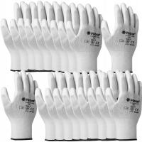 Рабочие защитные перчатки белый PU Proof строительные перчатки PROOF 8-10par