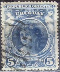 Urugwaj stary znaczek (6/26