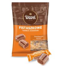FISTASZKOWE Wawel Cukierki Karmelki Nadziewane Orzechowe Fistaszki 1kg