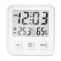 Метеостанция термометр гигрометр часы будильник датчик для Магнита Hygro