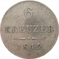 6 Krajcarów 1849 A