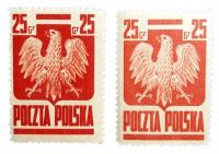 GOZNAK Fi 342 ODMIANY ODCIENIE BARWY PAPIERU GUMY ** L3397