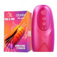DUREX мастурбатор мужской вибрирующий лизание режим кнопка Макс USB зарядка