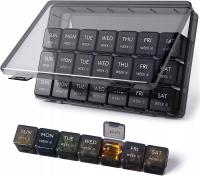 Органайзер, коробка для лекарств, контейнер, добавки, таблетки, таблетки, 28 дней, большой