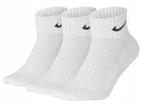 Носки NIKE до щиколотки белые 3 упаковки Мужские спортивные r XL / 46-50