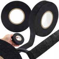 Taśma izolacyjna parciana czarna 20 mm 15 m