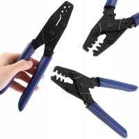 Zaciskarka praska konektorów nieizolowanych przewodów końcówek kablowych