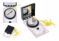 WIELOFUNKCYJNY KOMPAS FABATER SURVIVALOWY KIESZONKOWY LINIJKA AZYMUT LUPA