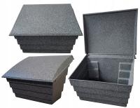 Pojemnik na substancje sypkie Piach i Sól PPM 70l 100kg w kolorze marmuru