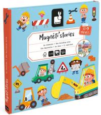 Магнитная головоломка строительная площадка Magneti'stories 3 Janod магниты