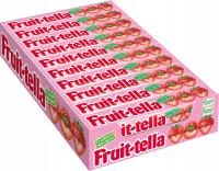 Fruittella жевательная резинка растворимые веганские конфеты со вкусом клубники 20x41g