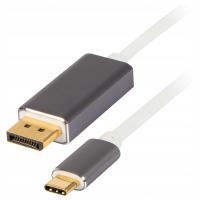 Kabel przewód DisplayPort DP USB-C 8K 4K 3D 1,8m