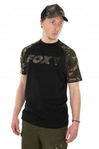 Koszulka Fox Raglan T-shirt Black/Camo, rozm.L