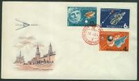 a1779 ZSRR 1964 r - FDC zn 2895/2897 A/B (2szt) - KOSMOS GAGARIN astro