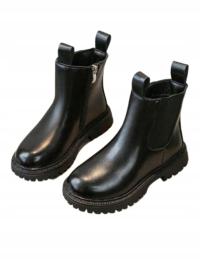 Shein dziewczęce botki czarne przejściowe 37 1_B