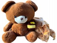 Maskotka MIŚ 3W1, pluszak, przytulanka, z poduszką, kocyk