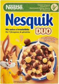 Płatki śniadaniowe Cereali Duo 325g - Nesquik włoskie