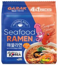 Суп из морепродуктов рамен со вкусом морепродуктов 5 x 120 г Garak Korea