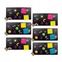 Tablica magnetyczna kredowa suchoscieralna do rysowania + magnesy i kreda