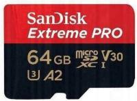 SANDISK 64 GB micro SD XC UHS3 EXTREME PRO 170MB/s