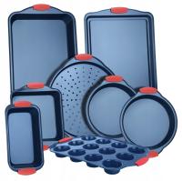 BLACHA DO PIECZENIA DO CIAST MUFFINÓW PIZZY ZESTAW NIEPRZYWIERAJĄCE 8 EL.