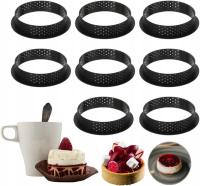 Foremki do Tartaletek Formy Rant Perforowany Forma Ranty 8szt