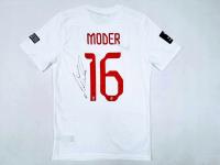 Jakub Moder-Польша-футболка с автографом (pol)