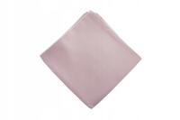 Poszetka chusteczka do kieszonki marynarki gładka uniwersalna BRUDNY RÓŻ