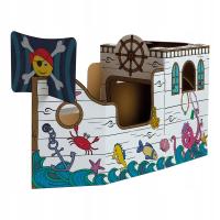 Kreatywny domek do kolorowania Statek Piracki XL Fellowes Bankers Box