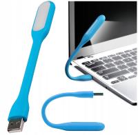 LAMPKA SILIKONOWA USB DO LAPTOPA LED MOCNA MINI ELASTYCZNA
