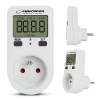 ELEKTRONICZNY MIERNIK ZUŻYCIA PRĄDU DO GNIAZDKA WATOMIERZ LICZNIK MOCY