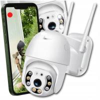 KAMERA ZEWNĘTRZNA WIFI SMART 8MP ZOOM DETEKCJA 4K BIAŁA APLIKACJA UHD
