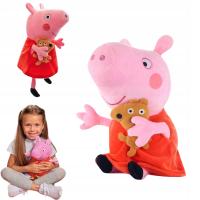 Peppa Świnka z Kultowej Bajki PRZYTULANKA MASKOTKA MIŚ PLUSZAK 30cm