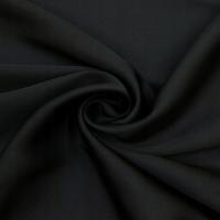 Ткань шифон шелк черный 0,5 мб швейный материал для одежды гладкий 150 см