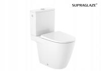 ROCA ONA Miska WC o/podwójny kompaktu Rimless A342687S00 biała SUPRAGLAZE