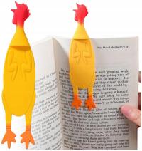 Закладка для книги красочная уникальная курица смешная силиконовая