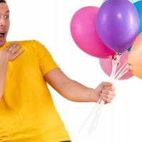 PATYCZKI do balonów + zatyczki z koszyczkami 10 szt