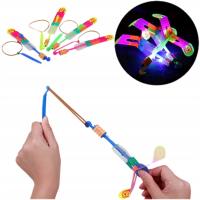 СВЕТЯЩАЯСЯ ИГРУШКА СВЕТОДИОДНЫЙ ЛЕТАЮЩИЙ РОГАТКА ВЕРТУШКА ВЕРТОЛЕТ ДРОТИК АВАТАР