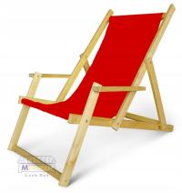 LEŻAK DREWNIANY Z PODŁOKIETNIKAMI Nr08 >PRODUCENT<