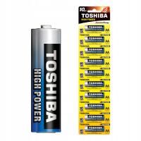 Щелочные батареи TOSHIBA палочки LR6 AA 10шт