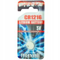 Bateria litowa guzikowa Maxell CR1216 płaska 1 szt