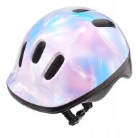 KASK ROWEROWY REGULOWANY DZIECIĘCY DLA DZIECI METEOR MV6-2 48-52 cm HOLO