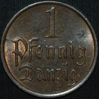 1 Fenig 1937 WMG - około menniczy - ORYGINAŁ