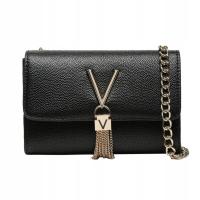 Валентино черный клатч Divina